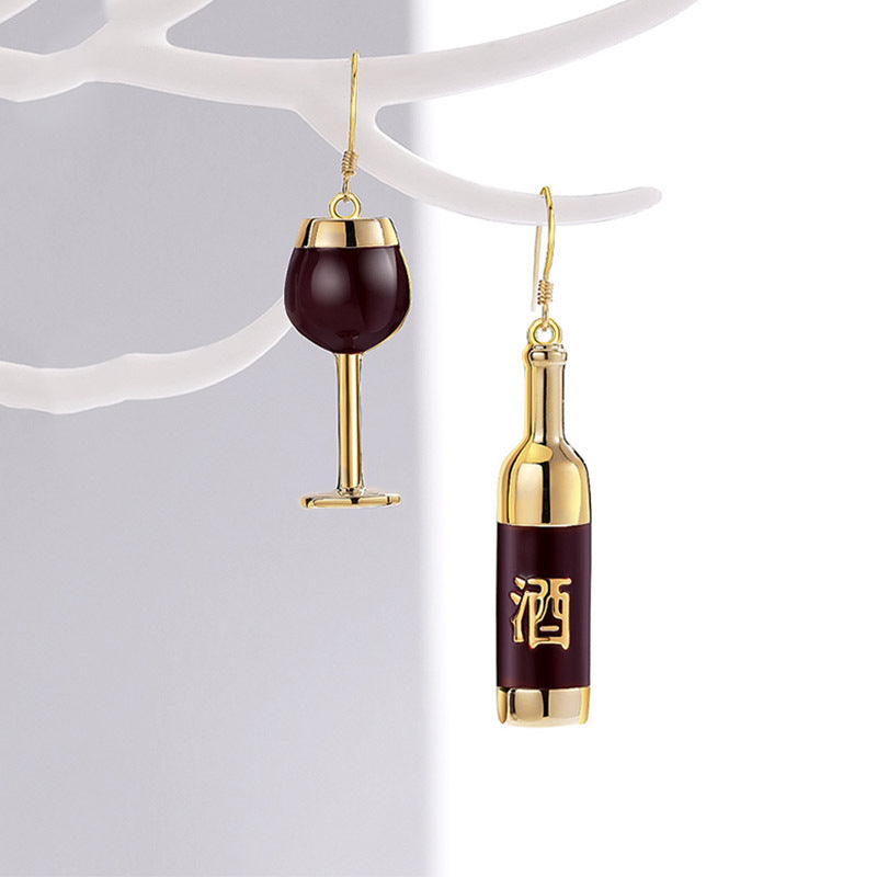 Wholesale Christmas Collection Asymmetrical Earrings